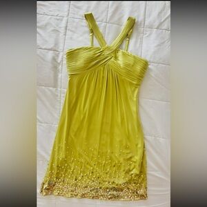 BCBGMaxAzria Lime Green Dress